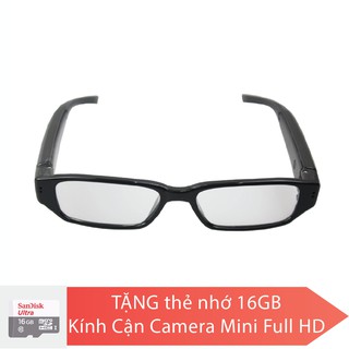 Kính Cận Camera Mini Full HD 720P Quay Ban Đêm Đẹp