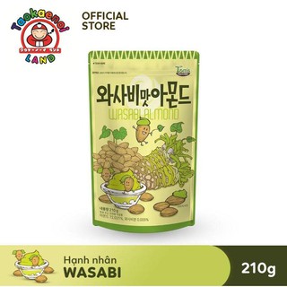 Hạnh nhân tẩm Wasabi Tom's Farm - Gói 210g [Bach Hoa Thailand]