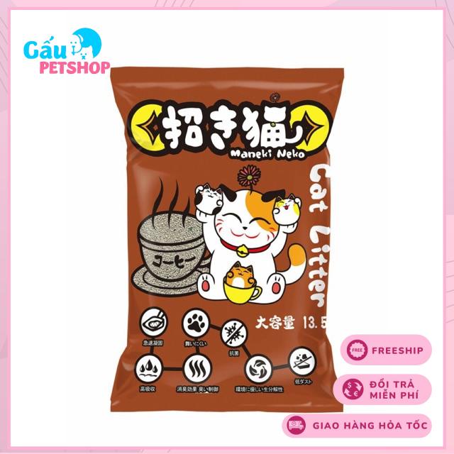 Combo 2 túi cát vệ sinh cho mèo MANEKI NEKO cat litter 5L