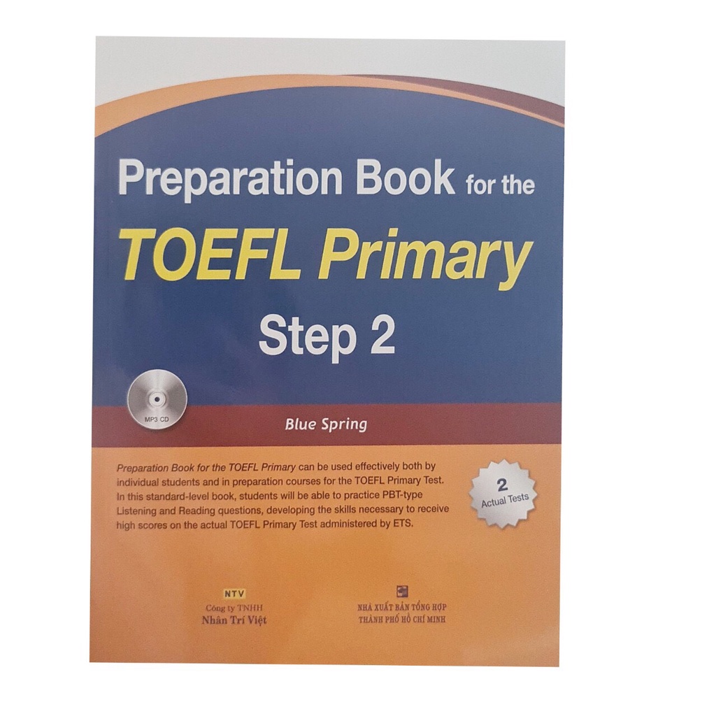 Sách - Preparation Book For TOEFL Primary Step 2 (Kèm CD)