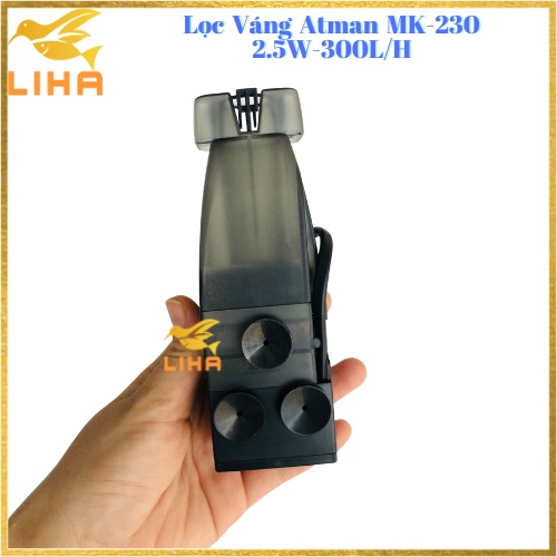 Lọc Váng Atman MK-230 (2.5W - 300L/H) - Tự Động Lên/ Xuống Theo Mặt Nước Trong Bể Cá Cảnh, Bể Thủy Sinh