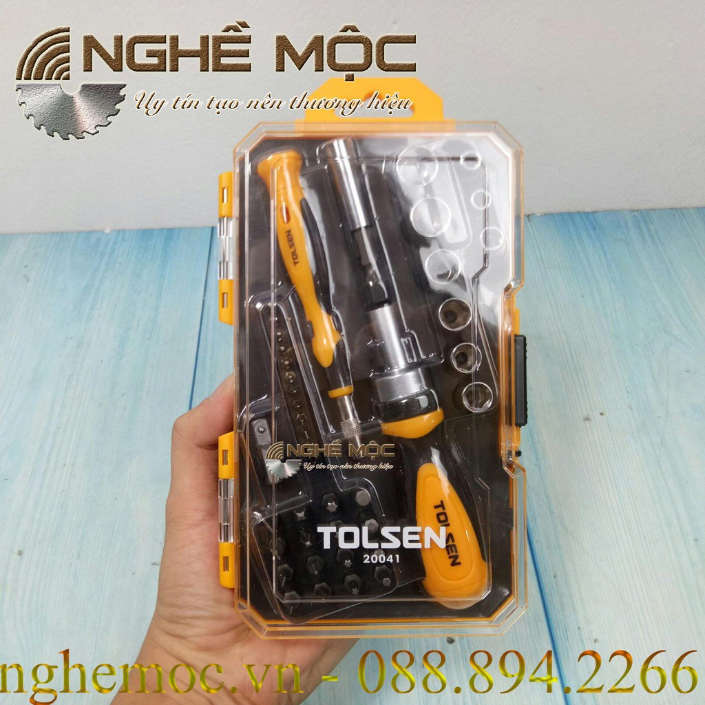 BỘ VÍT TÍP 42PCS TOLSEN 20041