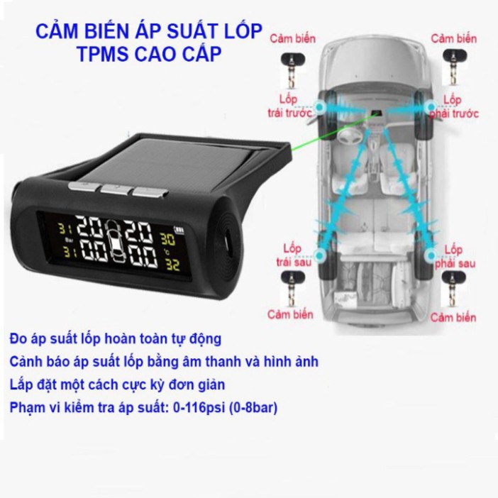 Sản phẩm Bộ Cảm Biến Đo Áp Suất Lốp Gắn Bên Trong Lốp TPMS ITP037 dành cho xe ô tô, xe hơi - Bảo hành 12 tháng ..