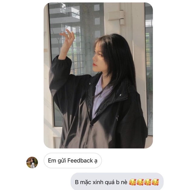 Áo Khoác Nón Rời From Rộng Unisex (Nam Nữ Đều Mặc Được)