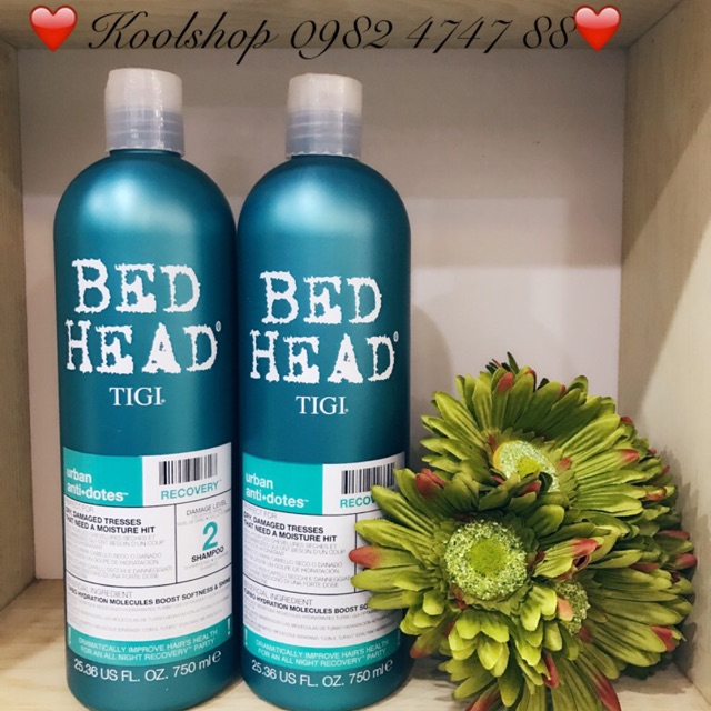 DẦU GỘI/XẢ PHỤC HỒI SINH LỰC TIGI BED HEAD RECOVERY LEVEL 2