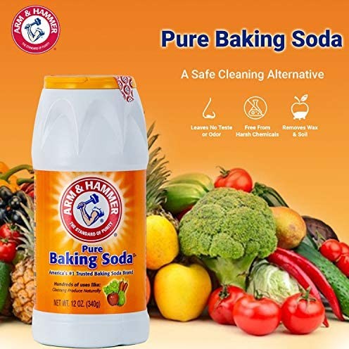 Bột baking Soda chai 340g rửa rau củ quả chính hãng Arm and Hammer nhập khẩu Mỹ | BigBuy360 - bigbuy360.vn
