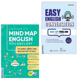 Combo Easy English Conversation - Giao Tiếp Tiếng Anh Thật Dễ Dàng + Mind Map English Vocabulary - Từ Vựng Tiếng Anh Qua Sơ Đồ Tư Duy