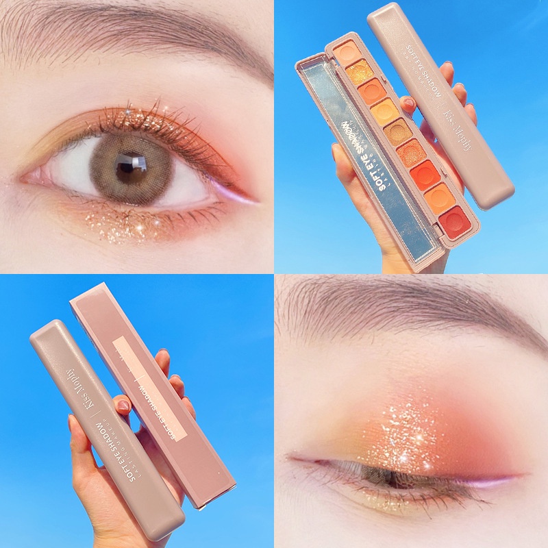 Bảng phấn mắt nội địa trung Kiss Mophy 9 ô trẻ trung