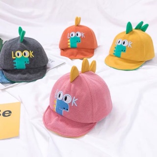 MŨ/NÓN LƯỠI TRAI CHÚ KHỦNG LONG CÓ CHỮ LOOK CHO BÉ TRAI BÉ GÁI