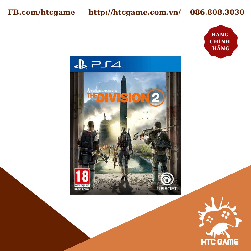 Đĩa Game Tom Clancy's The Division 2 - PS4 New Nguyên Seal