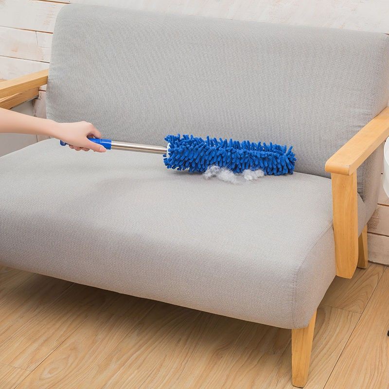 Chổi quét bụi sợi bông san hô siêu thấm cán inox rút gọn