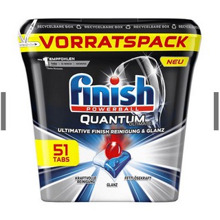 Viên rửa bát Finish Quantum Ultimate 51 viên cao cấp Đức