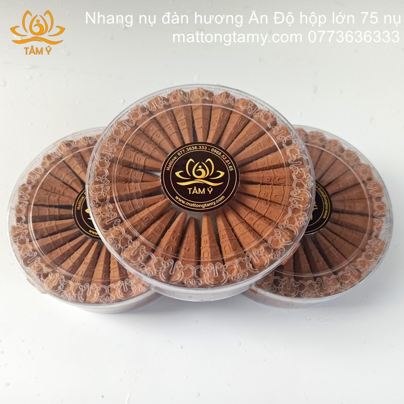 Nhang nụ đàn hương Ấn Độ Hộp Lớn 75 Nụ