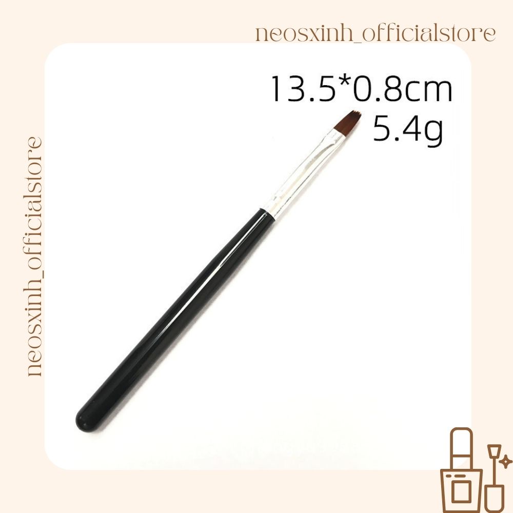 Cọ Vẽ Sơn Móng Tay Màu Đen - Neosxinh Nails