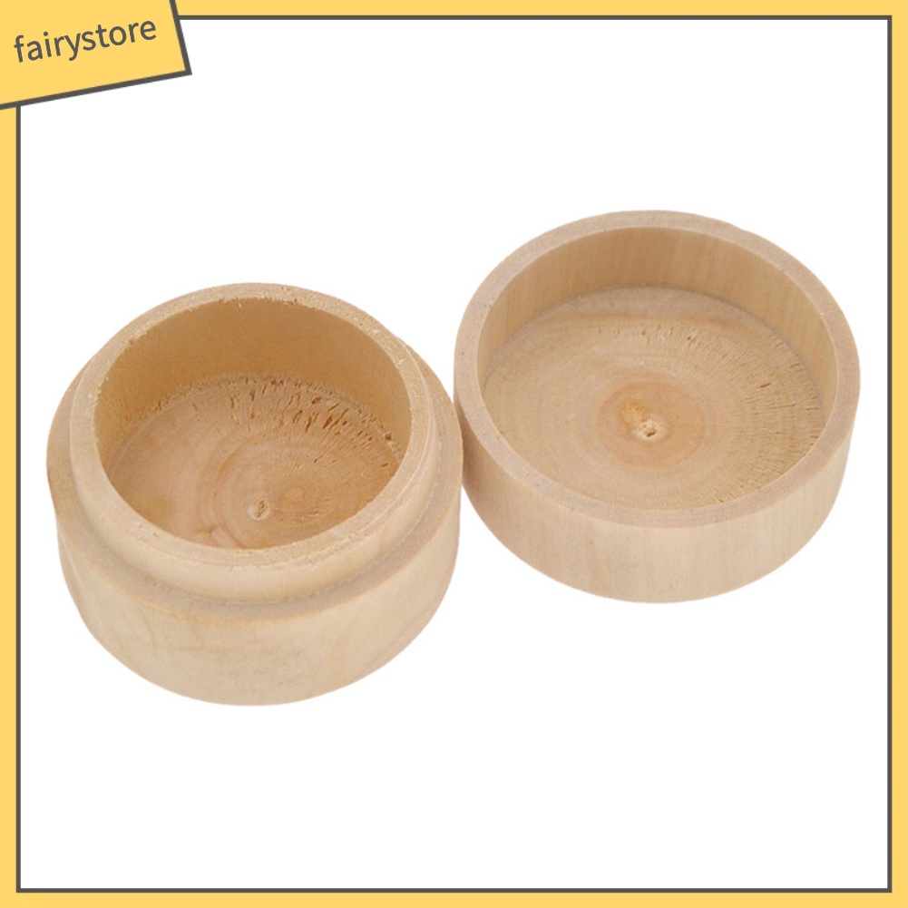 [Hàng mới về] Hộp gỗ tròn mini đựng nữ trang dùng để tặng quà thiết kế tinh tế