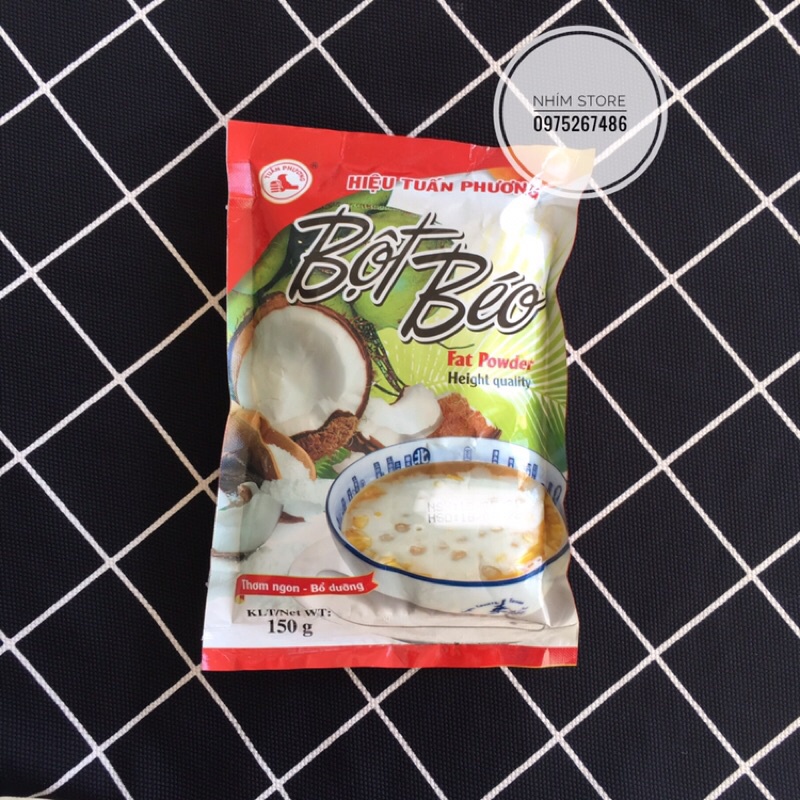 Bột béo 150g - Fat Powder (tạo hương vị cho bánh mì, kem, chè, nước cốt dừa)