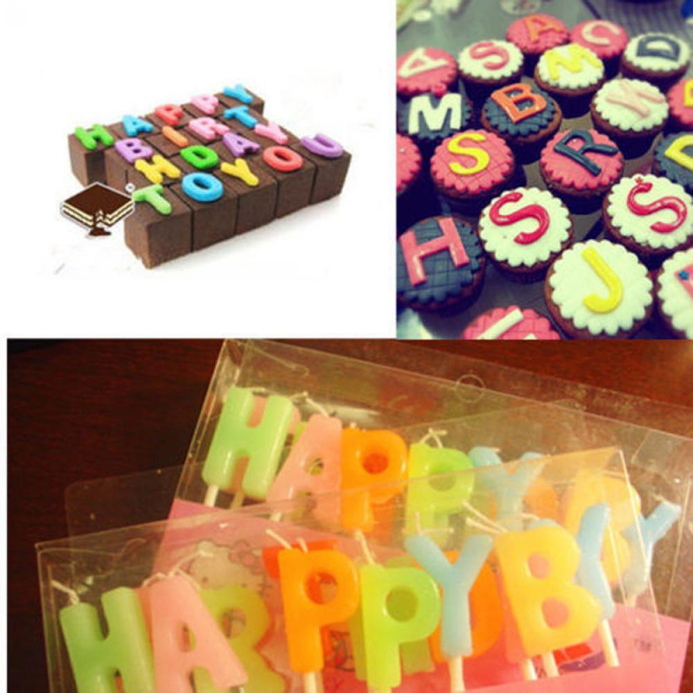 Clever New Letters Numbers Mould Kitchen Chocolate Sugar Silicone Alphabet Fondant Tools Baking Cake Decorating