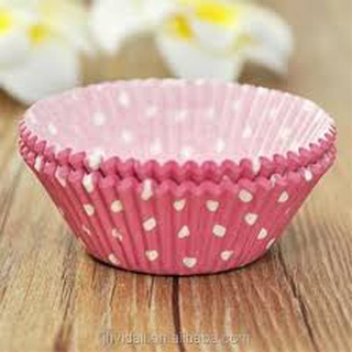 Set 100 Cốc Giấy Dùng Làm Bánh Cupcake màu dễ thương