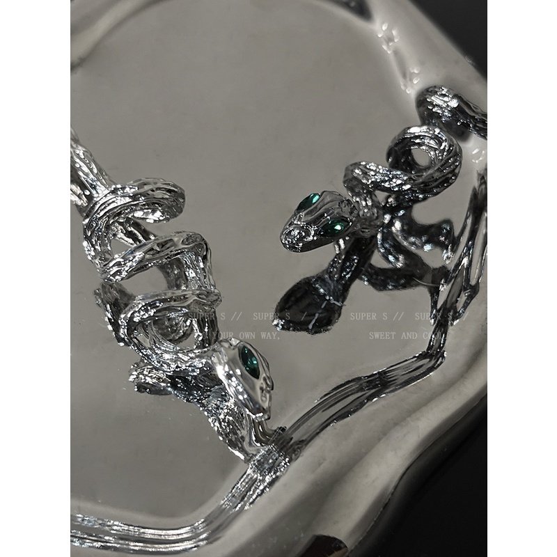 Kẹp Tóc Kim Loại Hình Rắn Đơn Giản Chất Lượng Cao Cho Nữ