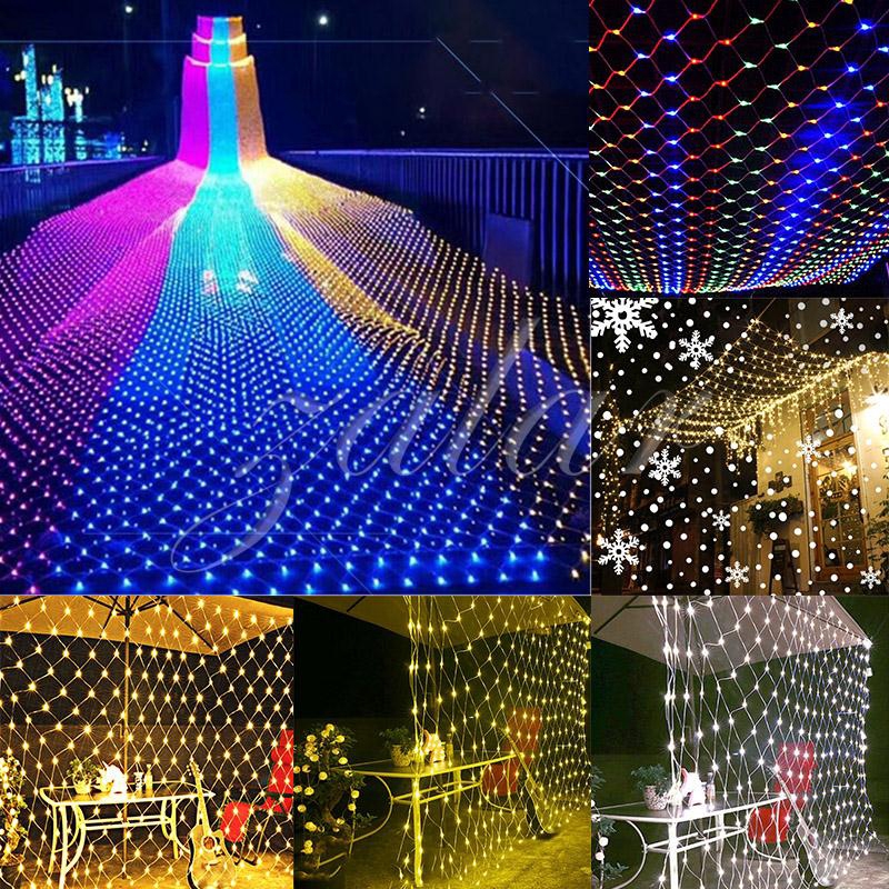 Đèn LED siêu sáng dạng lưới chiếu ánh sáng tăng không khí lễ hội độc đáo