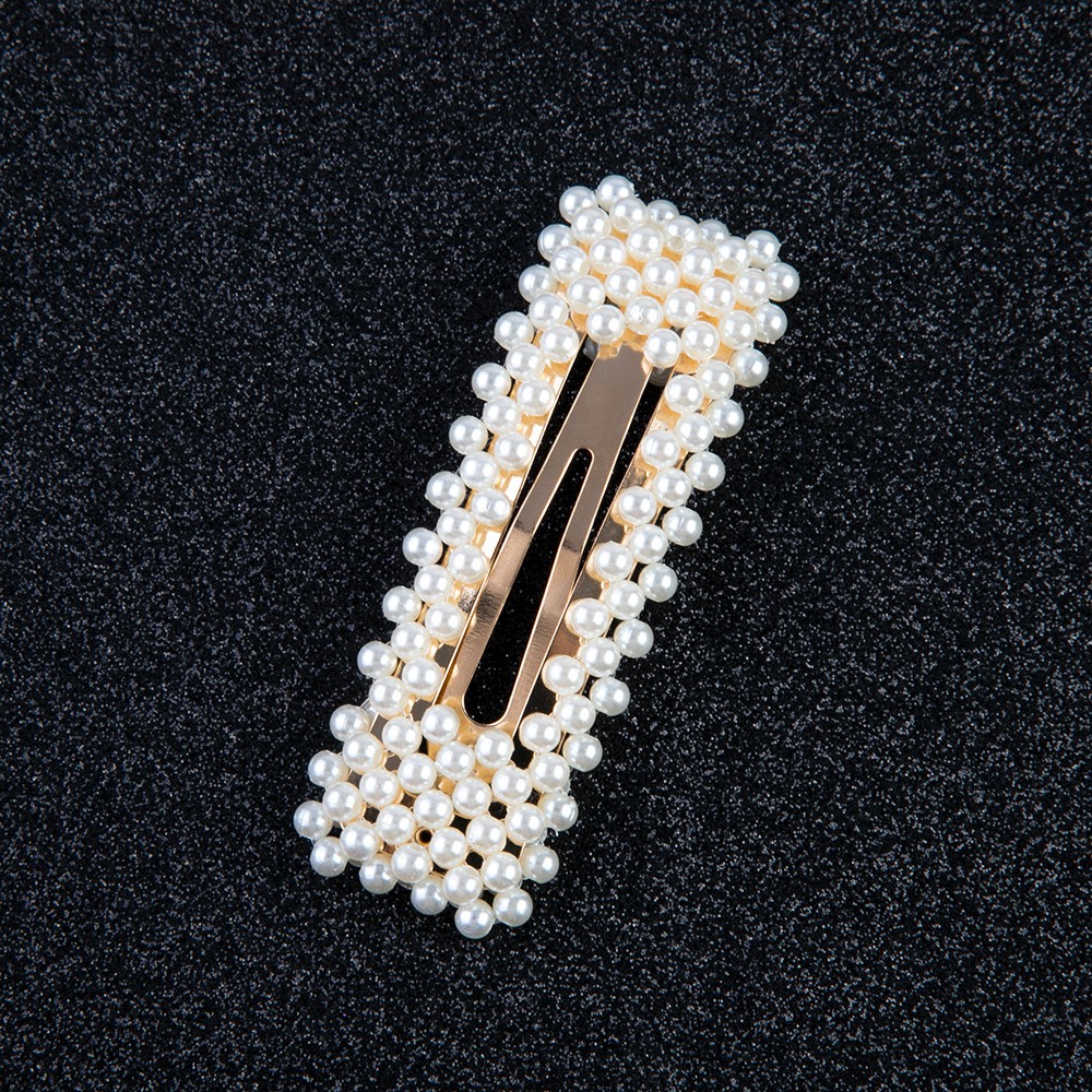 Kẹp tóc đính ngọc trai nhân tạo thiết kế thời trang dành cho nữ