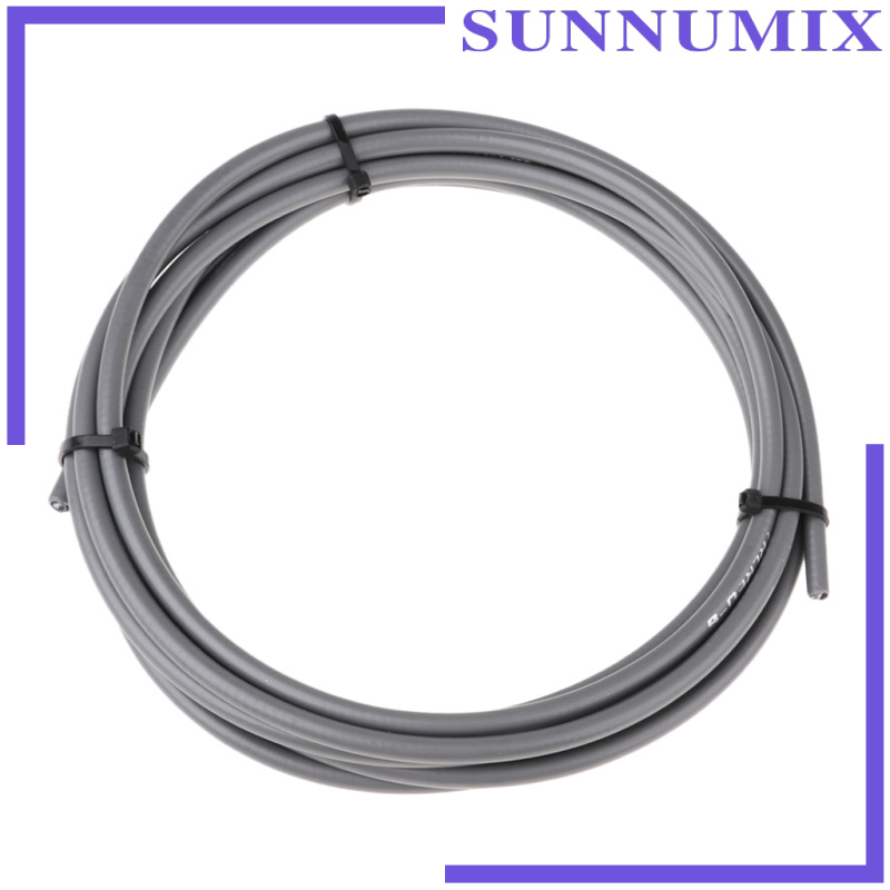 Vỏ Bọc Bảo Vệ Dây Phanh Xe Đạp Màu Xám 5mm