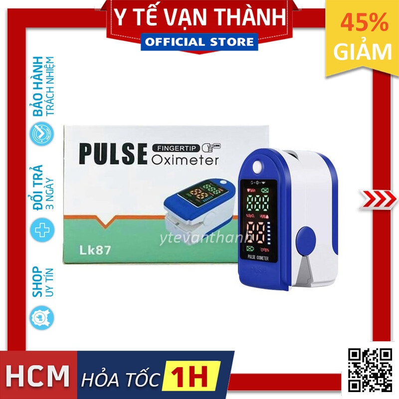 [Mã COSDAY giảm 8% đơn 150K] ✅ [HÀNG LOẠI 1] Máy Đo Nồng Độ Oxy SPO2 Và Nhịp Tim Model LK-87 LED (LK87) -VT0720