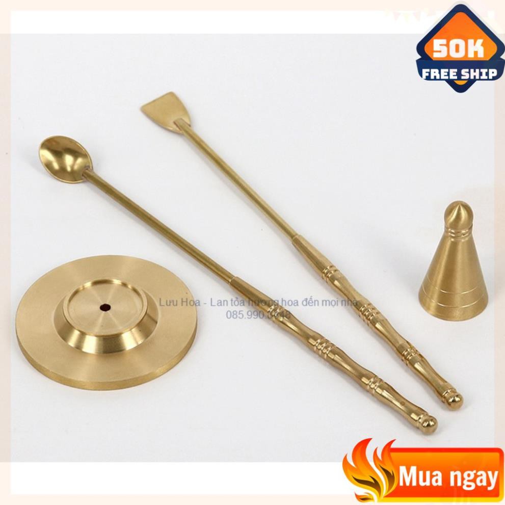 Trầm hương , dụng cụ đốt trầm hương, tạo hình chất liệu đồng nguyên chất - Nâng tầm chơi trầm .