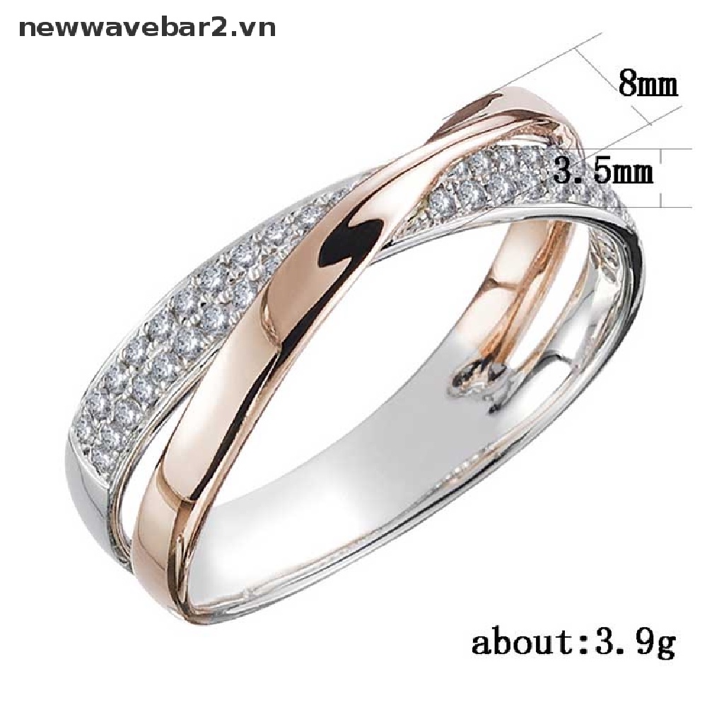[newwavebar] Nhẫn Nam Châm Đính Kim Cương Pha Lê Giả Giảm Cân Chăm Sóc Sức Khỏe