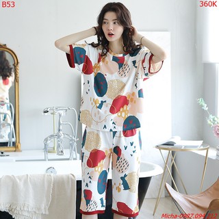 Bộ cotton nữ đẹp 💐FREE SHIP💐 Đồ bộ cotton họa tiết nhiều màu trẻ trung / bộ ngủ nữ