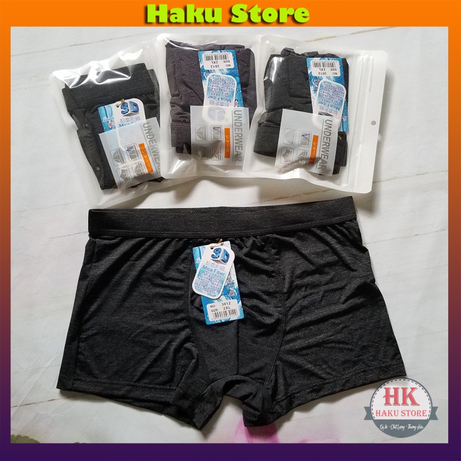 Quần sịp Nam Boxer thun lạnh 3D cao cấp, Quần xì đùi Nam thun lạnh kháng khuẩn, khử mùi hàng VNXK - TL69