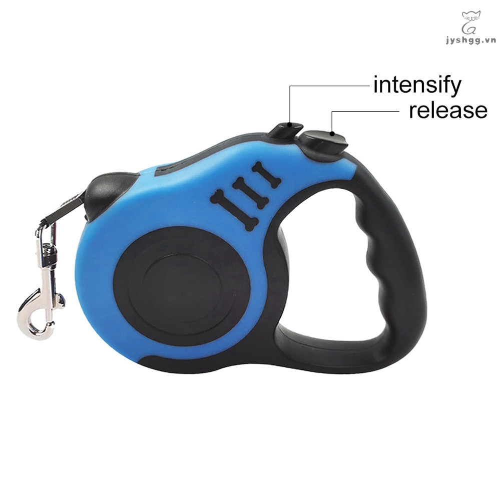 Retractable Dog Leash Dog Walking Leash Portable Design with One Button Brake Lock Hand Grip