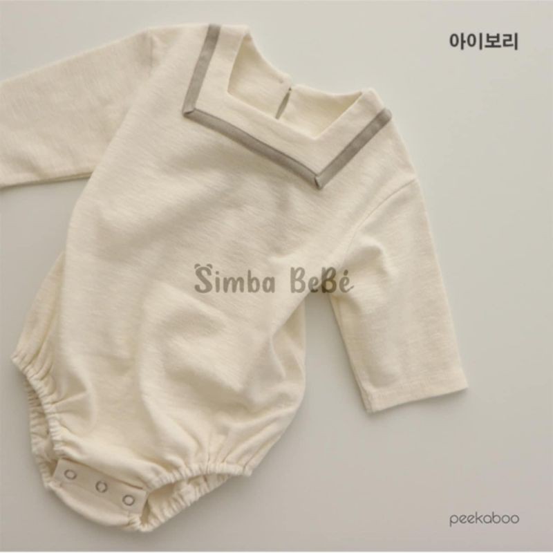 [CHẤT] Bộ Bodysuit thuỷ thủ Roa chất mỏng Peekaboo nội địa Hàn cho bé | BigBuy360 - bigbuy360.vn