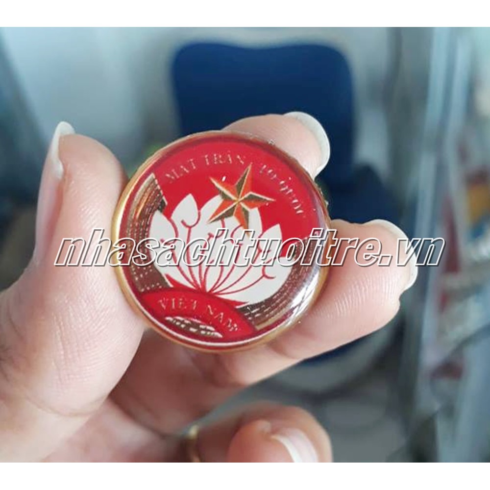 Set 10 Huy Hiệu Mặt Trận Tổ Quốc, Chất Liệu: Nam Châm