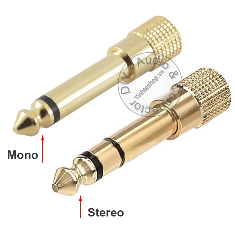 Jack 6.5 sang 3.5 mono 1 chiếc - Đầu đổi 3.5 sang 6.5