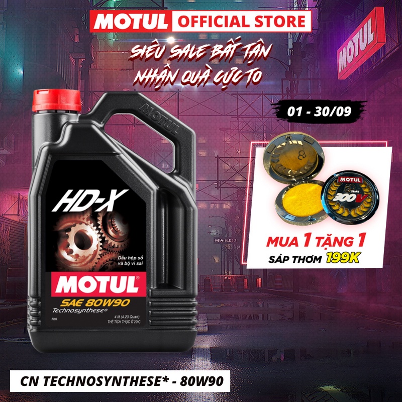 Dầu hợp số sàn xe ô tô MOTUL HDX 80W90 4L