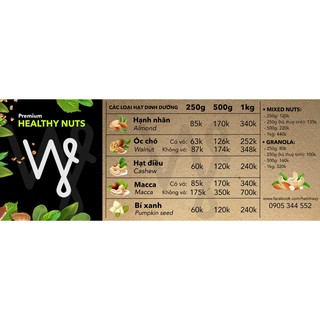 500g Mixed 6 loại hạt / Mixed Nuts