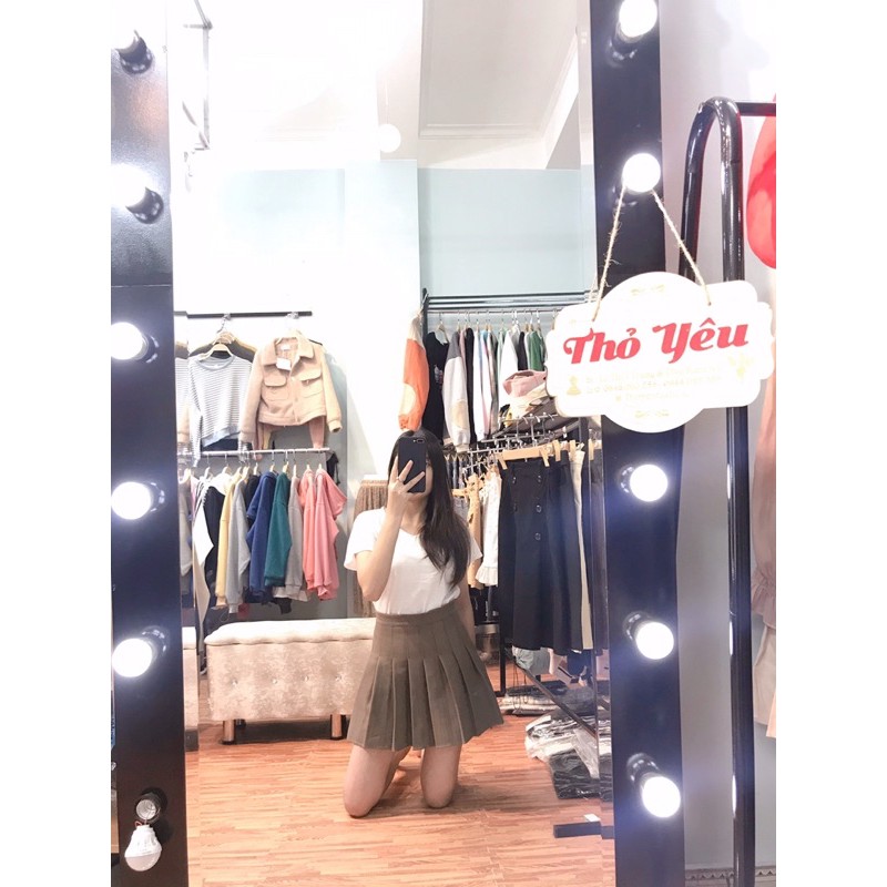 Chân váy tennis chất dạ hàng Quảng Châu Cao cấp M521 | BigBuy360 - bigbuy360.vn