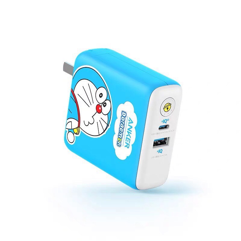 Sạc ANKER PowerCore Fusions 5000mAh sạc nhanh PD Iphone - Mã A1624 Phiên Bản Doraemon