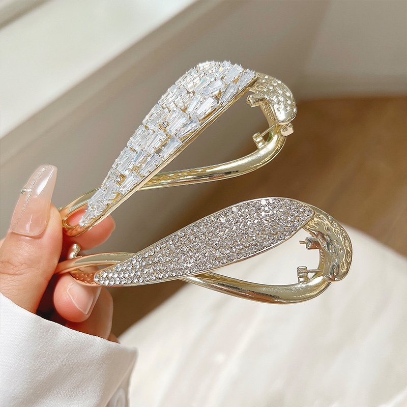 Kẹp Tóc Xoắn Lưng Cao Cấp Phong Cách Hàn Quốc Cho Nữ