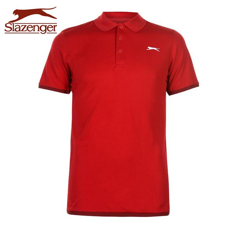 Áo thun nam Slazenger Court Polo (màu Đỏ) - Hàng size UK