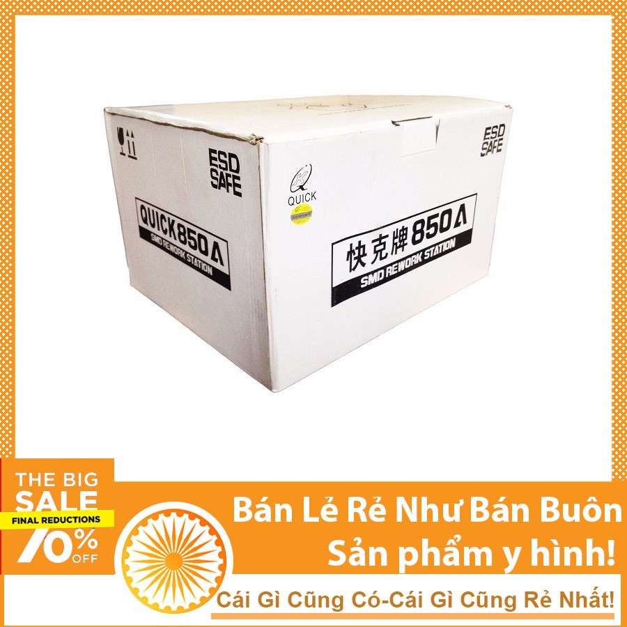 Máy khò QUICK 850A Tặng 1 Lọ Mỡ Hàn CMT 50g