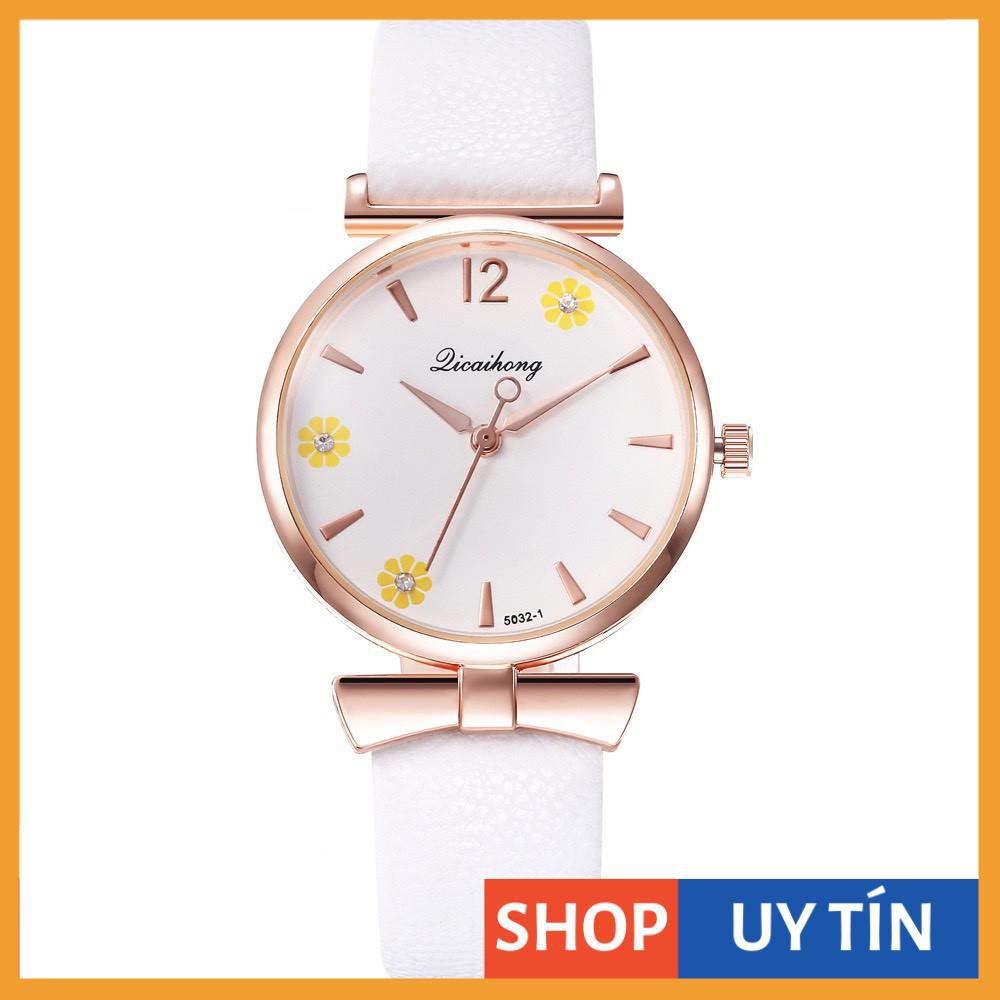 [Hàng Cao Cấp] - Đồng hồ nữ Qicaihong mặt hoa độc đáo nổi bật | BigBuy360 - bigbuy360.vn