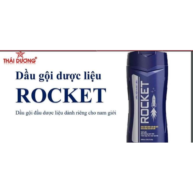 ☀️SALE SẬP SÀN☀️ Dầu Gội Dược Liệu ROCKET Chai 300ml