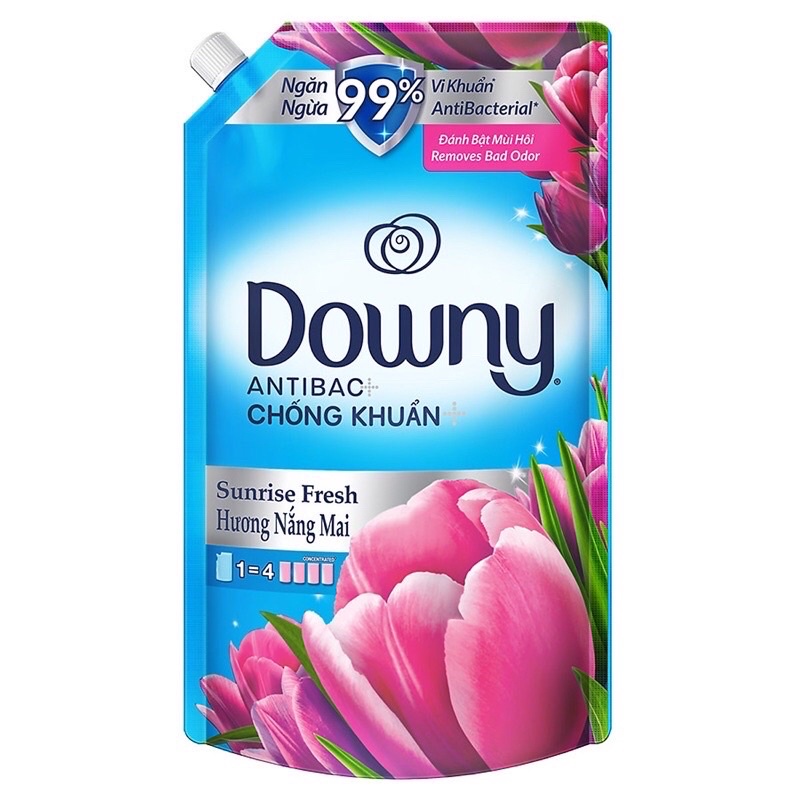 NƯỚC XẢ VẢI ĐẬM ĐẶC DOWNY TÚI 1,35 L - 1,5L