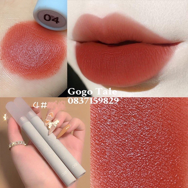 Son Kem Lì CVZ Lên Màu Siêu Chuẩn Và Mềm Mại Như Nhung Zero Velvet Tint