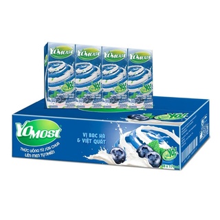 Thùng sữa yomost 170ml (cam, dâu, lựu ,việt quất)