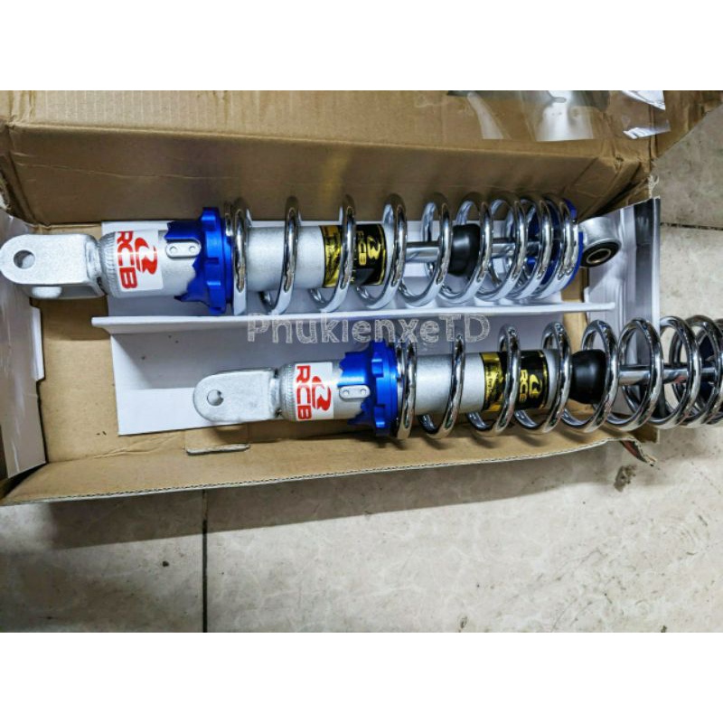 Phuộc RCB lò xo Inox lắp Airblade Nouvo LX Nouvo6 NVX Nouvo SX Impulse Shark PCX.....