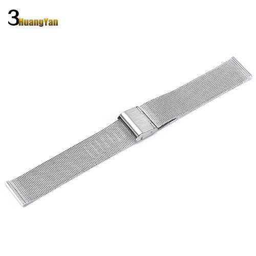 Dây Đồng Hồ Thay Thế Dạng Lưới Bằng Thép Không Gỉ 18 20 22 24 mm