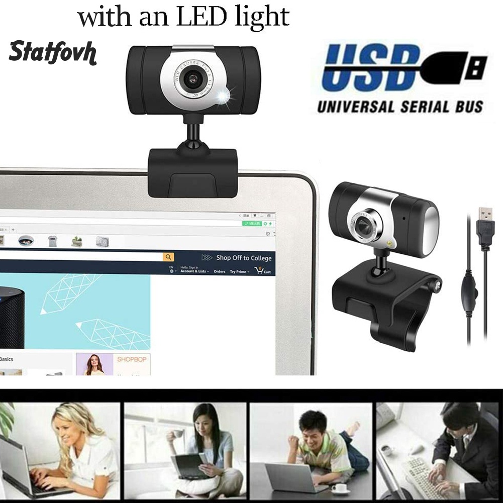 Webcam có micro cổng USB 480P cho máy tính laptop | BigBuy360 - bigbuy360.vn